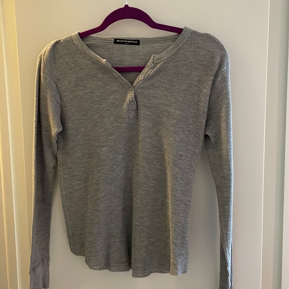 Brandy Melville Waffle Long Sleeve